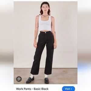 Big bud press work pants S petite black